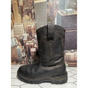 Irish Setter Boots Mens Size  12 D Brown Waterproof Work Pull On Steel Toe